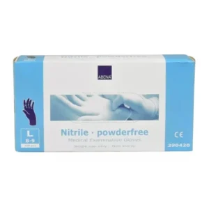 ABENA Guantes Nitrilo Sin Polvo Talla L 100uds