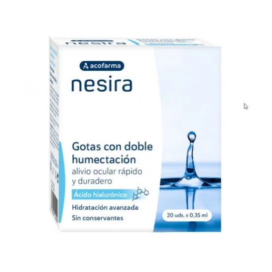 Nesira Acofarma Hyaluronic Acid Moisturizing Drops 20uds
