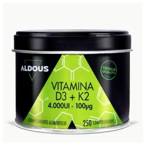 Aldous Bio Vitamina D3 + K2 Aldous 250 Comprimidos