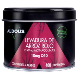 Aldous Bio Aldous Levadura de Arroz Rojo con Coenzima Q10 400comp