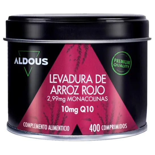 Aldous Bio Aldous Levadura de Arroz Rojo con Coenzima Q10 400comp