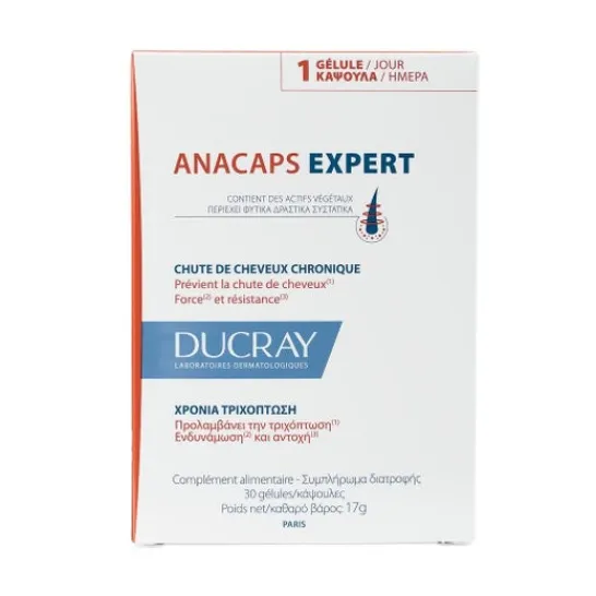 Ducray Anacaps Expert Caída Crónica del Cabello 30caps