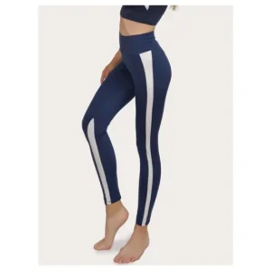 Anaissa Legging Deportivo Bikram Navy Blanco Talla L 1ud