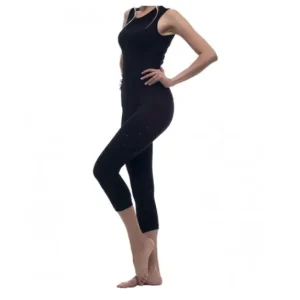 Anaissa Set Namasté Legging Camiseta Deportiva Negro S/M