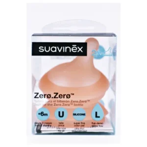 Suavinex Antic teat. Flow L Silicone 2Ud
