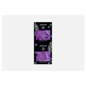Apivita Express Gold exfoliating cream with cranberry 2x8ml
