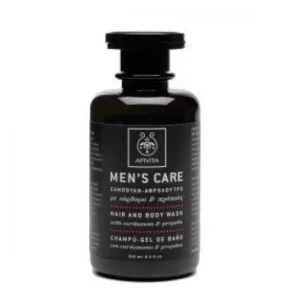 Apivita Men's Shampoo Bath Gel Cardamom & Propolis 250ml