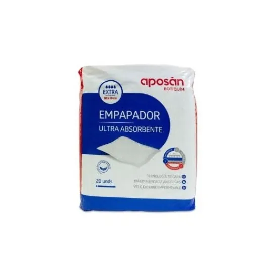 APOSAN Aposán Botiquín Empapador Ultra Absorbente 60x40cm 20uds