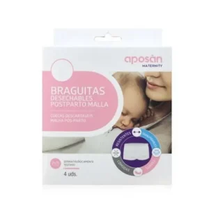 APOSAN Aposán Braguitas Desechables Postparto Malla Talla M 4uds