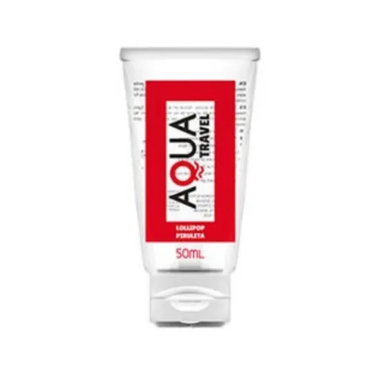 Aqua Travel Lubricante Base Agua Sabor Piruleta 50ml