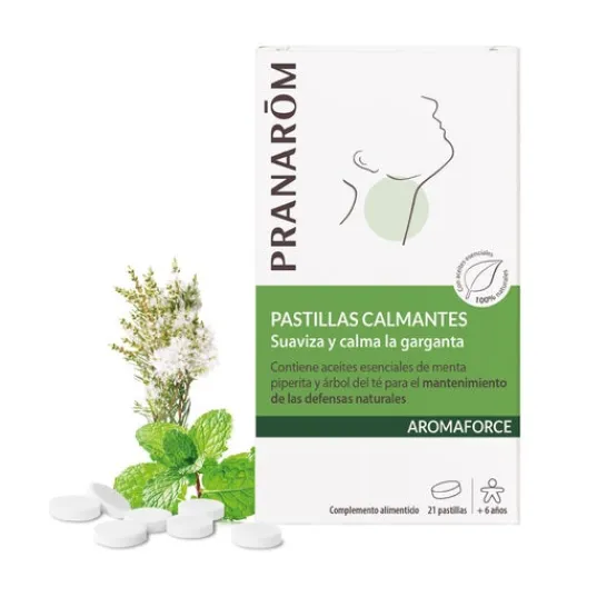 Pranarôm Aromaforce Soothing Lozenges Soothes & Softens the Throat 21 Lozenges
