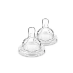 Philips Avent Avent silicone nipple medium flow 3m+ 2uts