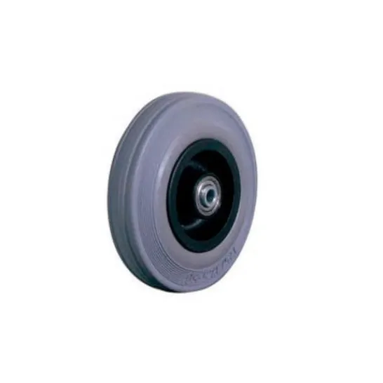 AYUDAS DINAMICAS Ayudas Dinámicas Rueda Maciza Llanta Negra 125x37mm 1ud