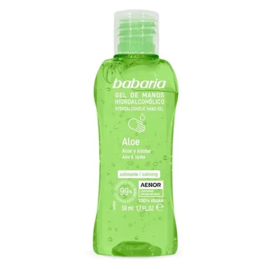 Babaria Aloe Hydroalcoholic Hand Gel 50ml