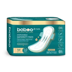 Baboo Compresa Maternidad Desechable Mediana 10uds