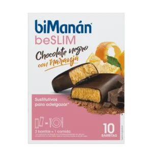 biManán® biManán™ Sustitutive sabor chocolate y naranja 8 barritas