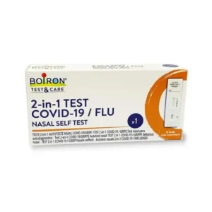 BOIRON Test&Care Teste 2 em 1 Autoteste Nasal Gripe + COVID-19 1ud