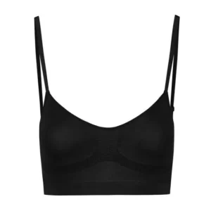 Bye Bra Seamless Bra Medium Control Black Seamless Bra Size XXL 1ud