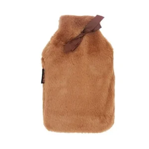 Calindoo Bouillotte Housse Noeud Marron 2000ml 1ut