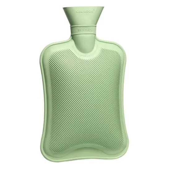 Calindoo Pastel Green Rubber Hot Water Bottle 2000ml