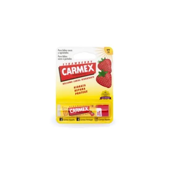 CARMEX - Strawberry Lip Balm Stick - Doctipharma