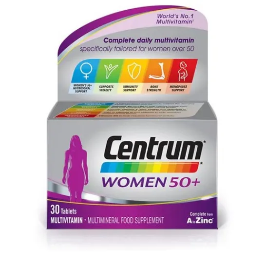 Multicentrum Centrum™ Women 50+ 30 tabs.