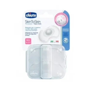 Chicco Skintoskin Silicone Nipple Protector 2 U T- M/l 2 U