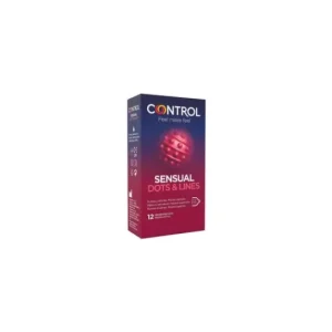CONTROL Sensual Dots & Lines Condoms Dots Rhinestones 12 pcs