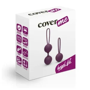 Women CoverMe Kegel Pelvic Trainer Purple 2 pieces