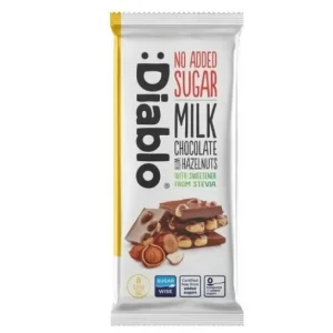Diablo : Chocolate con Leche y Avellanas Stevia 75g