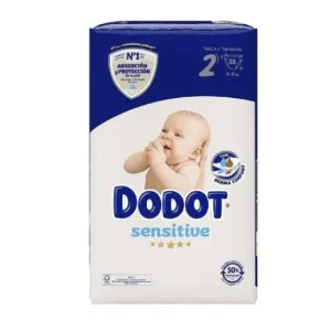 dodot Pañales Sensitive Talla 2 Recién Nacidos 4-8Kg 58uds