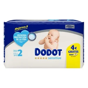 dodot Sensitive Pañal Bebé Talla 2 39uds