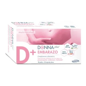 Donna plus + Embarazo 30 Perlas + 30 Cápsulas Duras