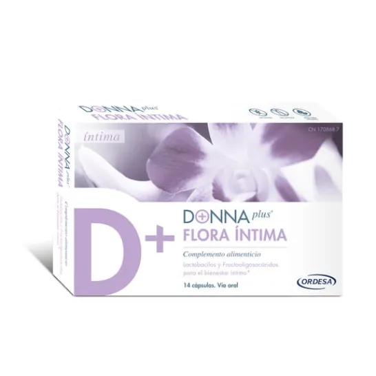 Women Donna plus DonnaPlus+ Intimate Flora 14 caps.