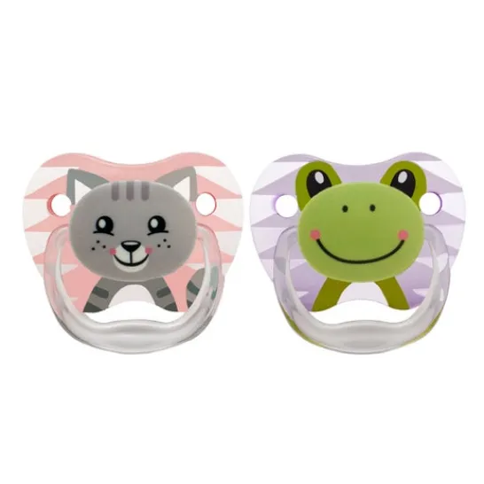 DrBrowns Dr Brown's Prevent Animal Faces Soother Girl 0-6m 2 Units