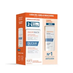 Ducray Anacaps Reactive 90caps + Anaphase+ Champú Anticaíd 100ml