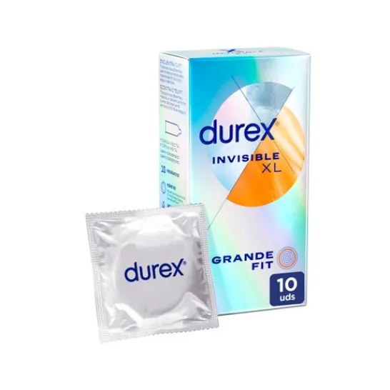 Durex Invisible XL Preservativos 10uds