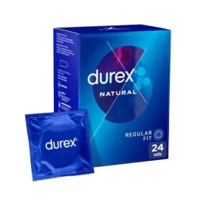 Durex ™ Natural Plus Easy-On preservativos 24uts