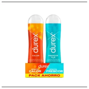 Durex Pack Lubricantes Calor + Frescor H2O 2x50ml