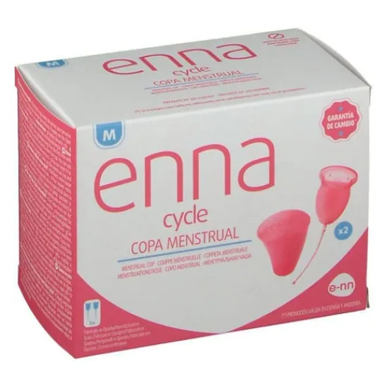 Enna Cycle menstrual cup T-M 2uts