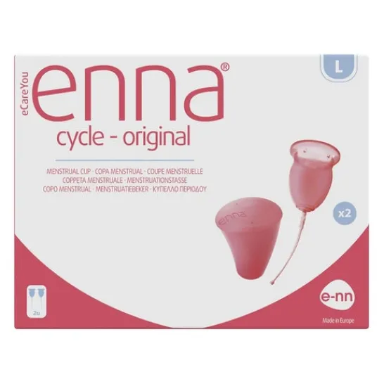 Enna Cycle menstrual cup T-L 2 pieces