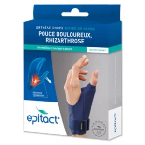 Epitact Rigid Thumb Orthosis Right TM 1ud Rizarthrosis Resting Right Thumb Orthosis