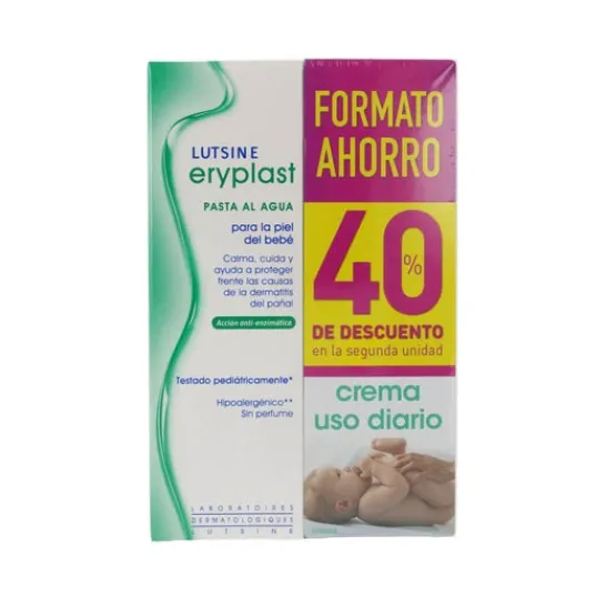 Lutsine Eryplast Water Based Baby Diaper Cream 2 x 125ml