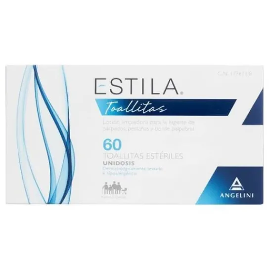 Estila toallitas estériles párpados 60uts