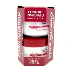 Eucerin Pack Cream PH5 Dry and Sensitive Skin 2x75ml