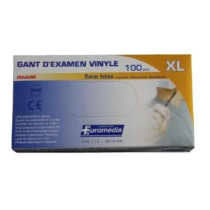 Euromedis Guante Vinilo Talla 6-7 100uds