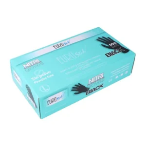 EUROSTIL Guantes Sin Polvo Grande Negro 100uds