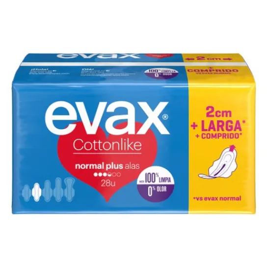 Evax Cottonlike Wings Normal Plus Compression 28 uts.