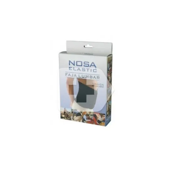 Nosa Exdol Elastic Breathable Black Lumbar Girdle T-XL 1ud