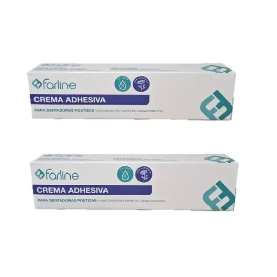 Farline Crema Adhesiva Prótesis Dental 2x40g